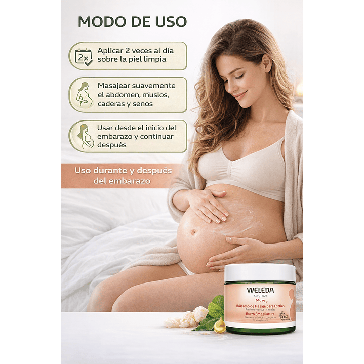 Kit Weleda Aceite De Masaje Para Estrías + Balsamo Para Estrias 6