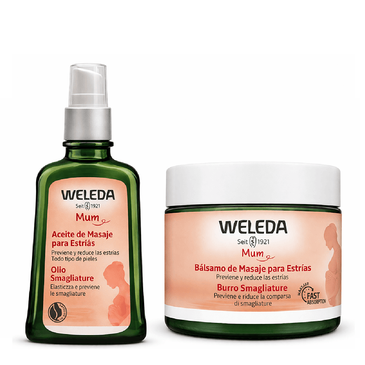 Kit Weleda Aceite De Masaje Para Estrías + Balsamo Para Estrias 1
