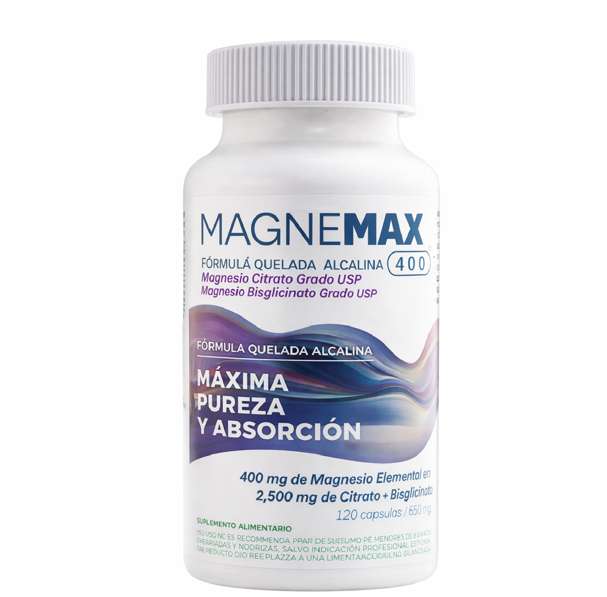 Magnemax 400 Vital & Young 120 Cápsulas Magnesio