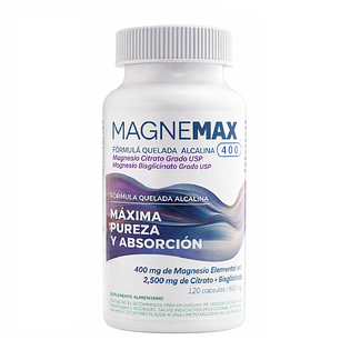 Magnemax 400 Vital & Young 120 Cápsulas Magnesio