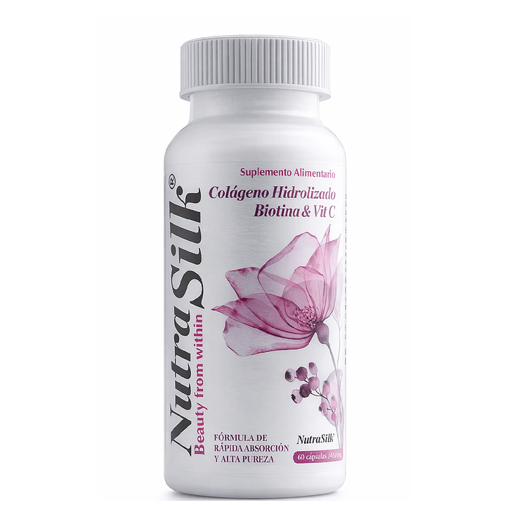 Nutrasilk 60 Cápsulas Cabello Piel y Uñas 450 mg 1
