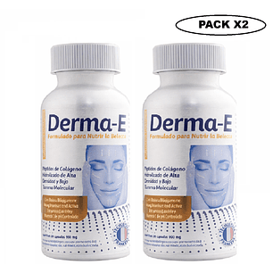 Derma E 90 Cápsulas 490 mg Salud de la Piel Pack x2