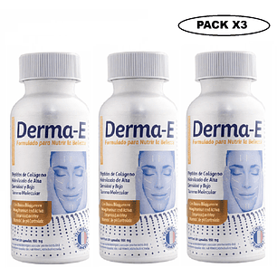 Derma E 90 Cápsulas 490 mg Salud de la Piel Pack x3