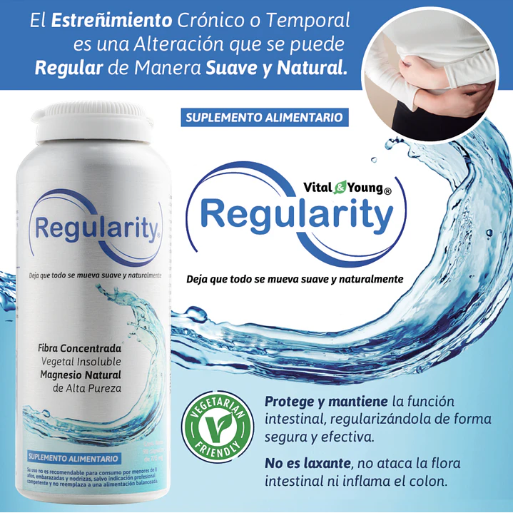 Regularity 90 Cápsulas 775 mg Regulador Digestivo Pack x3 7