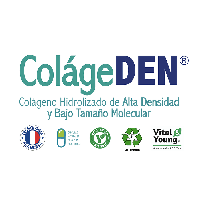 ColageDen Colageno Hidrolizado Vital And Young 500MG X90 Pack x2 11