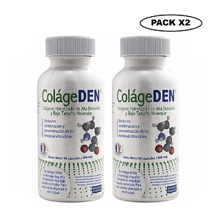 ColageDen Colageno Hidrolizado Vital And Young 500MG X90 Pack x2