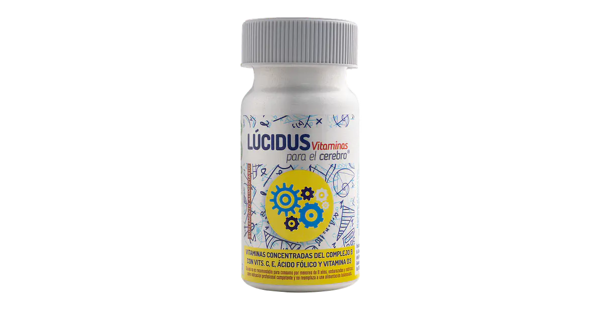 Lucidus Vitaminas 30 Cápsulas 775 mg Energía y Salud