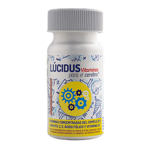 Lucidus Vitaminas 30 Cápsulas 775 mg Energía y Salud