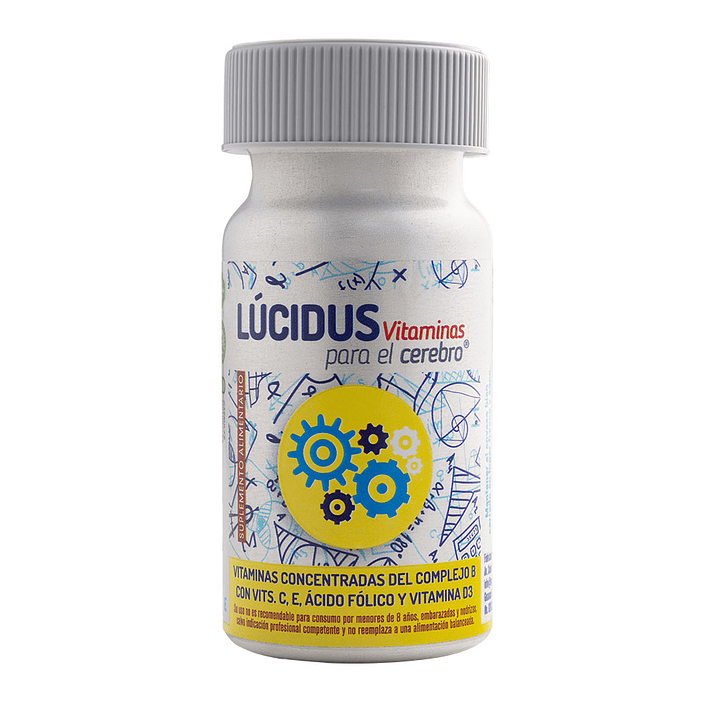 Lucidus Vitaminas 30 Cápsulas 775 mg Energía y Salud 2