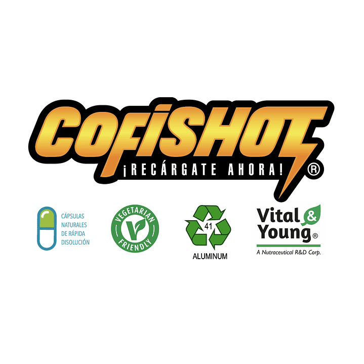 Cofishot 30 Cápsulas 730 mg Energía y Vitalidad 8