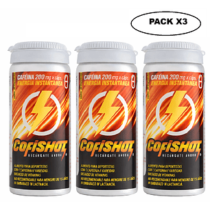 Cofishot 30 Cápsulas 730 mg Energía y Vitalidad Pack x3