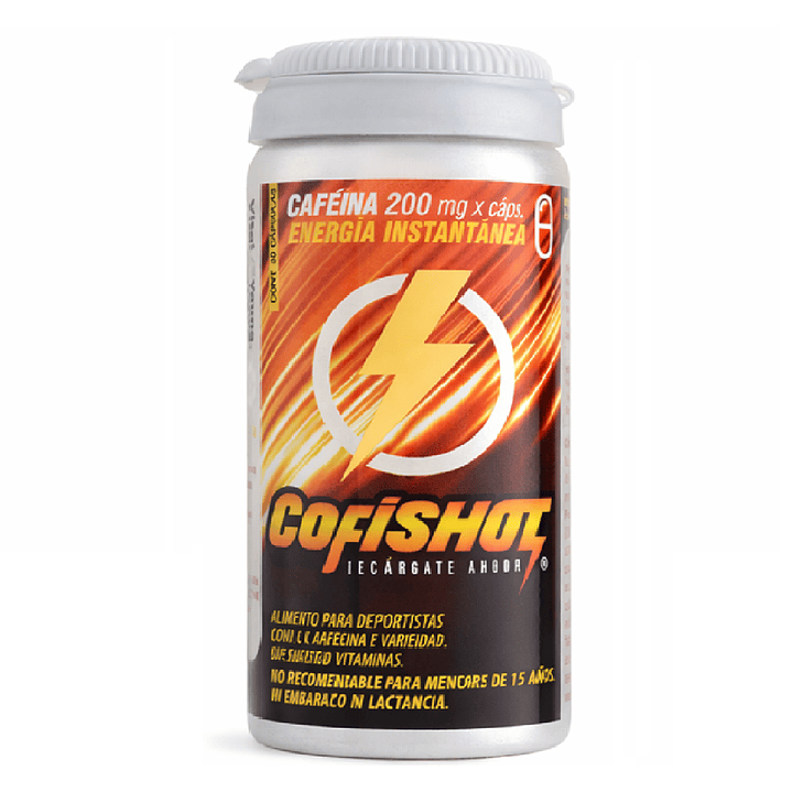 Cofishot 30 Cápsulas 730 mg Energía y Vitalidad 2