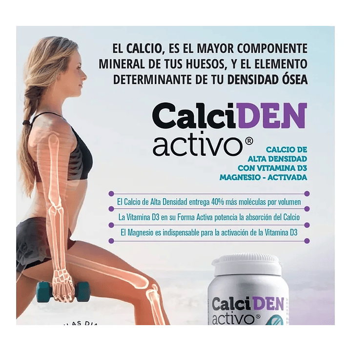 Pack Collageden 90 + Calcidén 60 Cápsulas 3