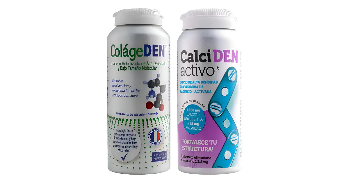 Pack Collageden 90 + Calcidén 60 Cápsulas