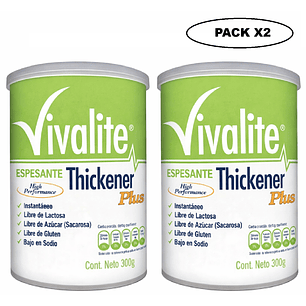 Vivalite Espesante Food Thickener Plus 300g Pack X2