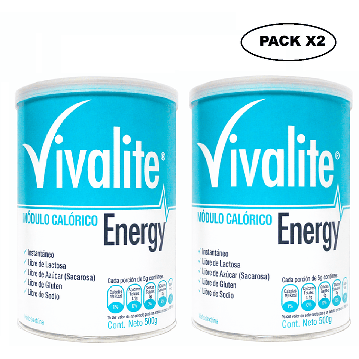  Vivalite Energy (Módulo Calórico) 500g Pack x2 1
