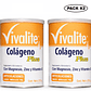 Vivalite Colageno Plus Magnesio Zinc Y Vitamina C 375 G Sabor Natural Pack x2 - Miniatura 1