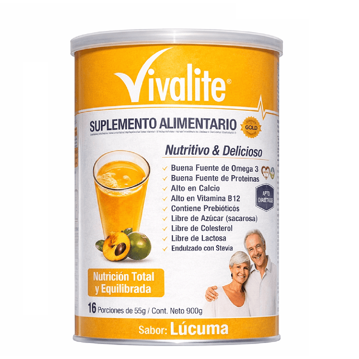 Vivalite Suplemento De 900 Grs - Sabor Lúcuma Sabor Lucuma 1