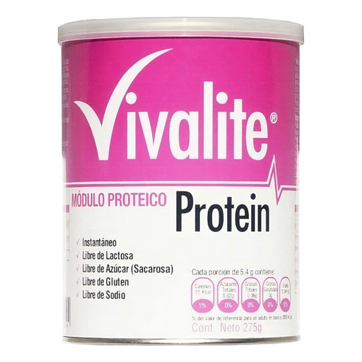 Vivalite Protein Tarro 275 Gramos Caja x6  3