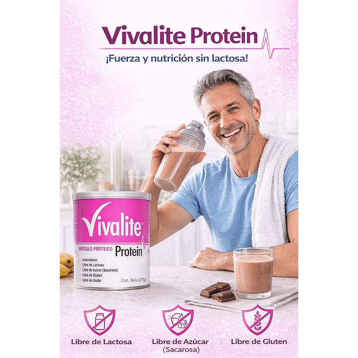 Vivalite Protein Tarro 275 Gramos Pack x2  6