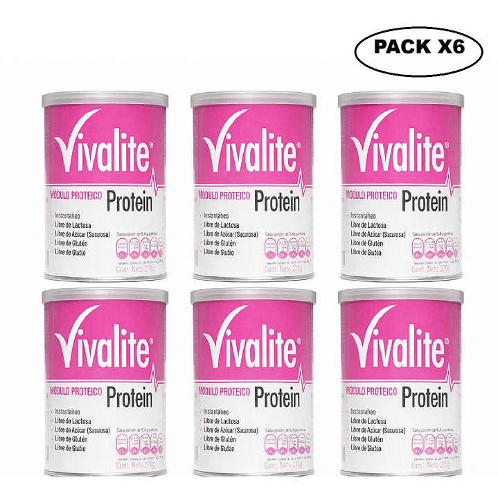 Vivalite Protein Tarro 275 Gramos Caja x6  1