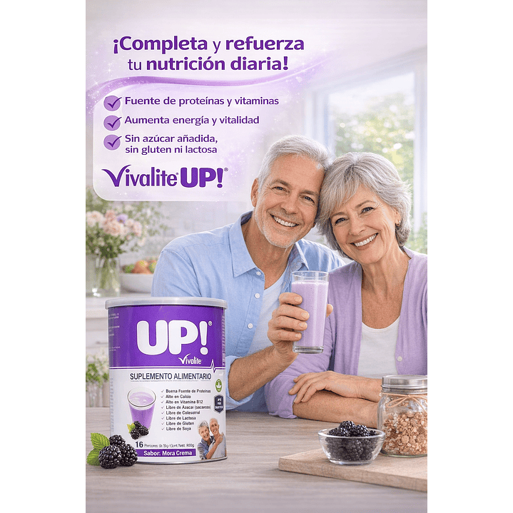 Vivalite Up 900g Formula Completa Balanceada Pack x3 5