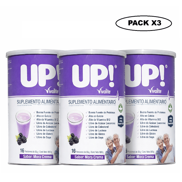 Vivalite Up 900g Formula Completa Balanceada Pack x3 1