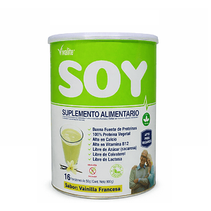 Vivalite Suplemento Soy Vainilla Francesa 900gr Apto Veganos