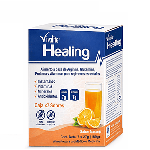 Vivalite Healing Suplemento Sobre 27g Caja X7 Sobres 