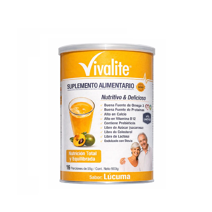 Vivalite Suplemento De 900 Grs - Sabor Lúcuma Sabor Lucuma 1