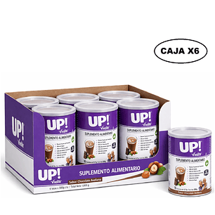 Vivalite Up! Suplemento Alimentario Chocolate Avellana 900g Caja x6