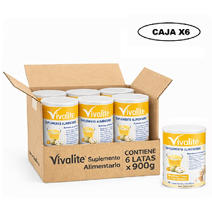 Vivalite Gold 900g Formula Completa Y Balanceada Sabor Chirimoya Caja x6