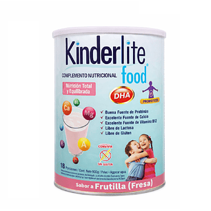 Kinderlite Frutilla Complemento Nutricional Niños 900g 