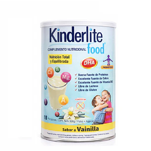 Kinderlite Vainilla Complemento Nutricional Niños 900g 