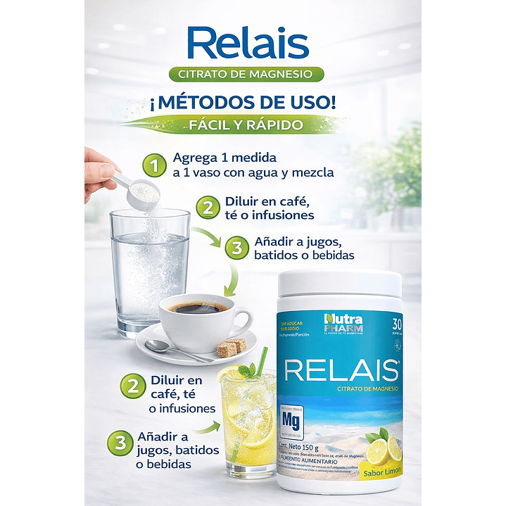 Relais Limón 30 Porciones Edulcorante 5