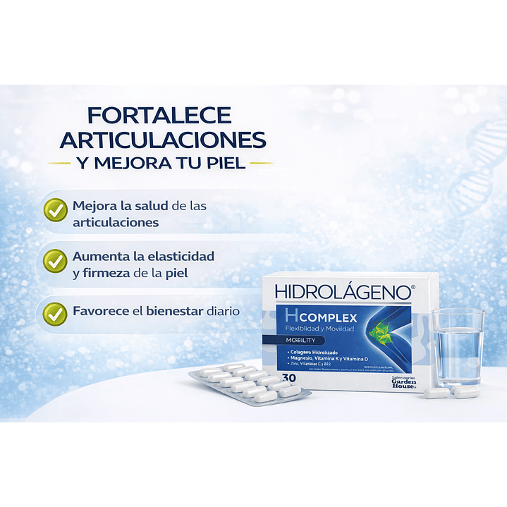 Hidrolágeno Complex 500 mg 30 Comprimidos Colágeno 5