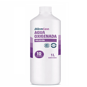 Agua Oxigenada 10 Vol 1000 ml Solución Antiséptica
