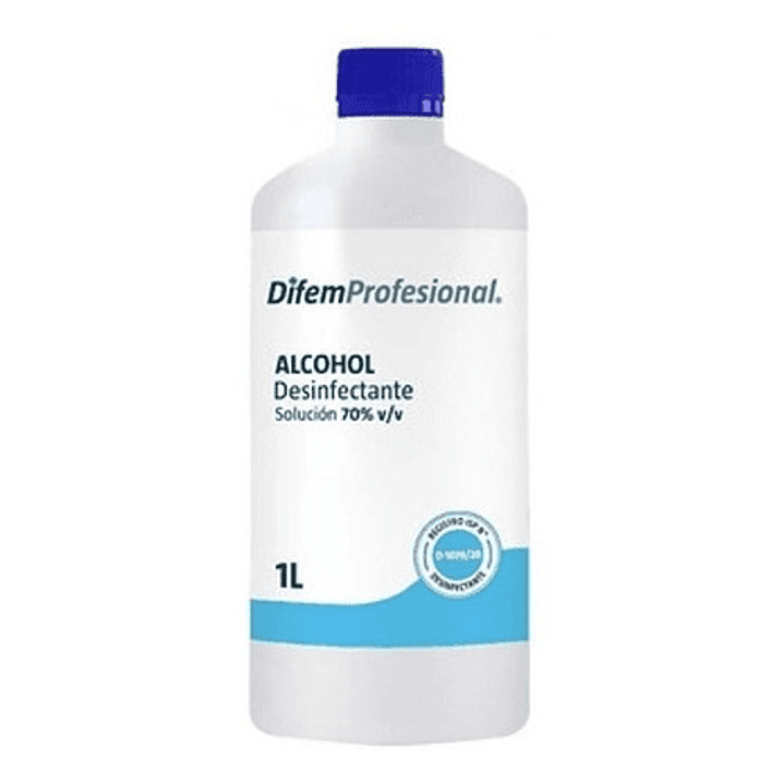 Alcohol Desinfectante 70% Difem 1 L Caja x12 3