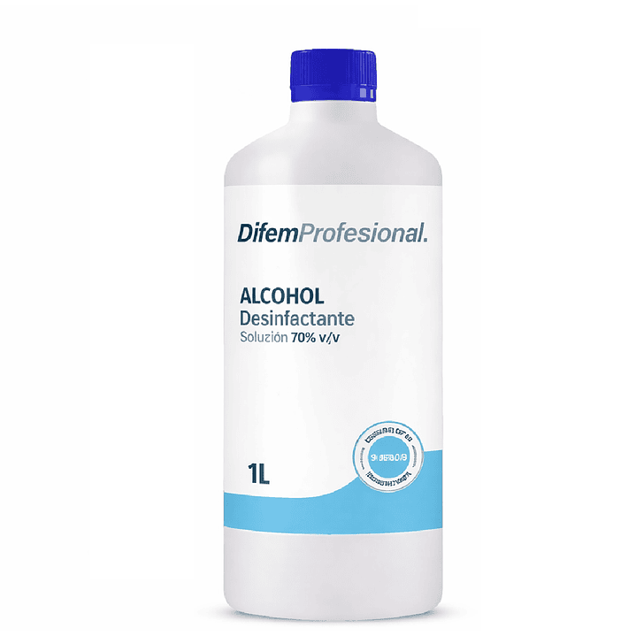 Alcohol Desinfectante 70% Difem 1 L Caja x12 2