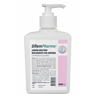 Jabon Neutro Balsamico Sin Aroma Difem 340ml 