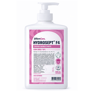  Crema Humectante Con Urea 10% Difem Hydrosept F4 - 340ml 