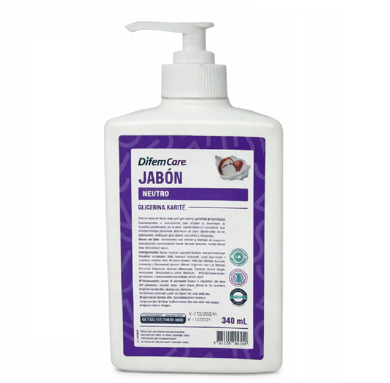 Jabón Neutro Karite 340ml