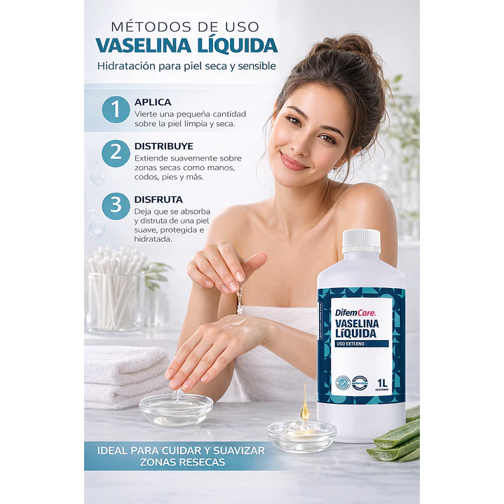Vaselina Liquida Uso Externo Difem 1 Litro 3