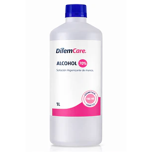 Alcohol Higienizante De Manos Difem 70% 1 L