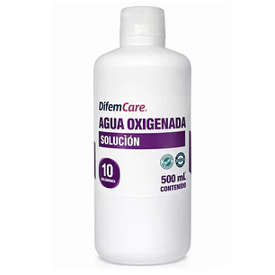 Agua Oxigenada Solución Difem 10v 500ml