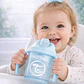 Vaso Bebé Antiderrame +4M Twistshake Mini Cup Azul 230ml  - Miniatura 2