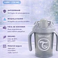 Vaso Bebé Antiderrame +4M Twistshake Mini Cup Gris 230ml - Miniatura 3