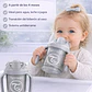 Vaso Bebé Antiderrame +4M Twistshake Mini Cup Gris 230ml - Miniatura 4
