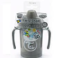 Vaso Bebé Antiderrame +4M Twistshake Mini Cup Gris 230ml - Miniatura 1