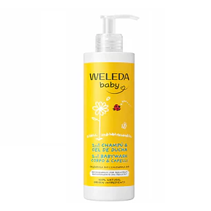  Shampoo Y Gel De Ducha De Caléndula Weleda Baby  400ml 